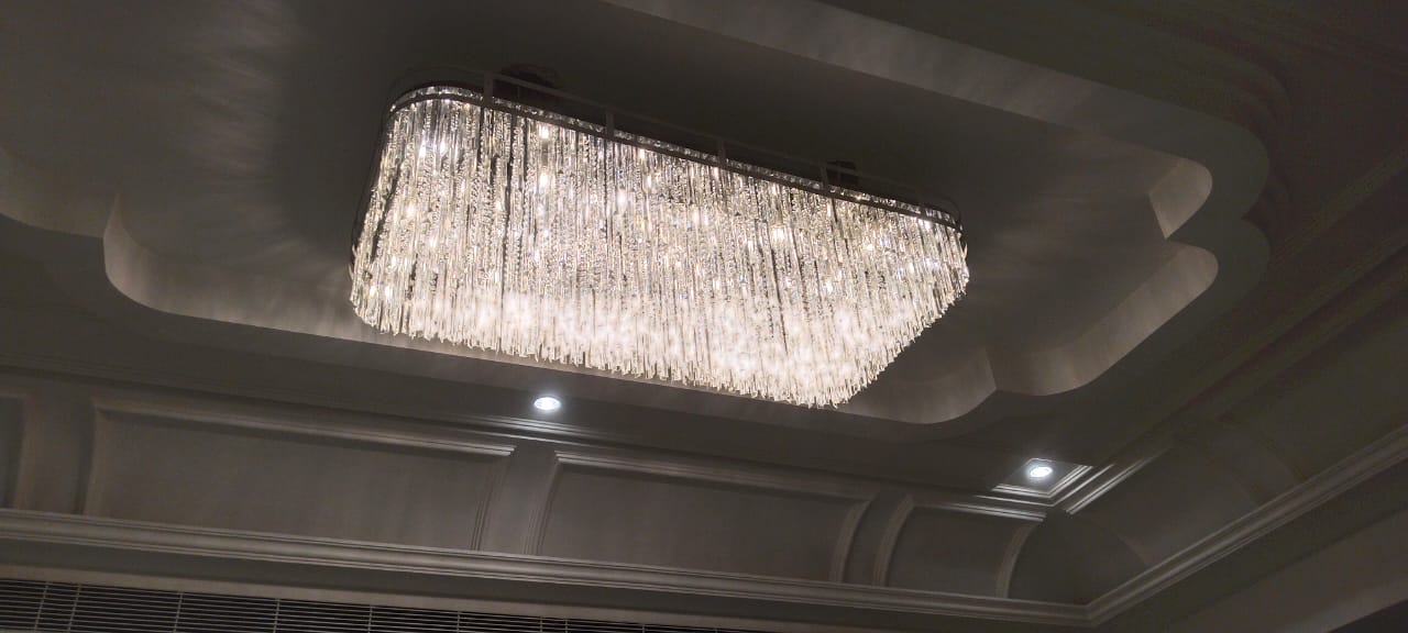 Luxury Rectangular Octagonal Crystal Ceiling Chandelier chandelier image